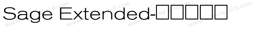 Sage Extended字体转换